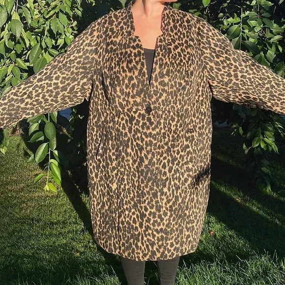 Torrid 5 Leopard 🐆 WOOL COAT